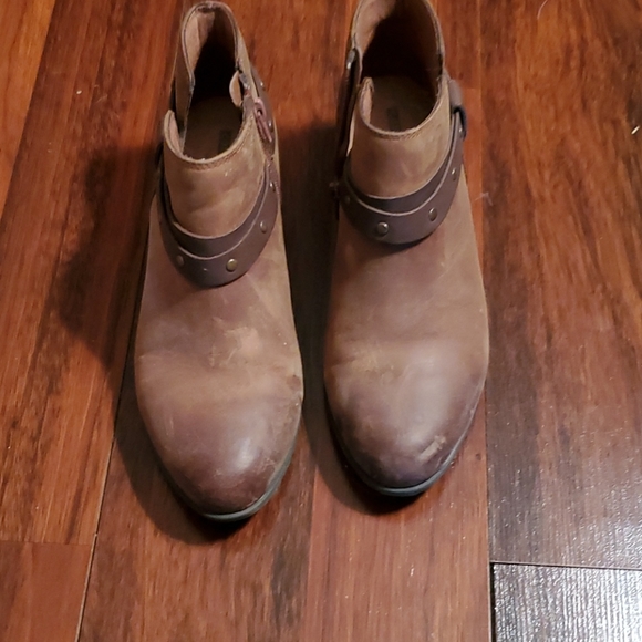 Clark's brown ankle boots sz 7 - Picture 2 of 7